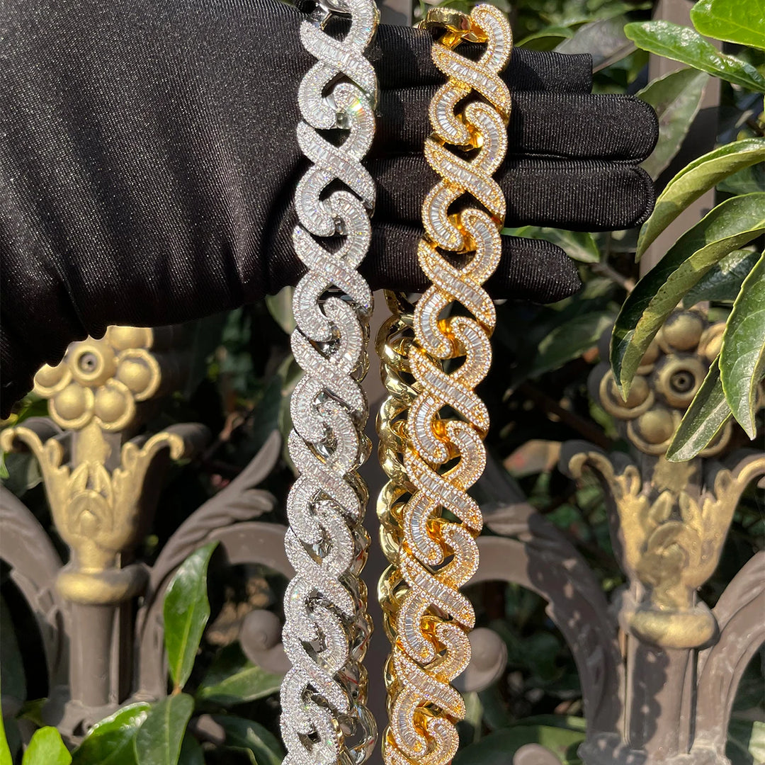 DUBSS - Iced Out 20MM Baguette Extent Chain