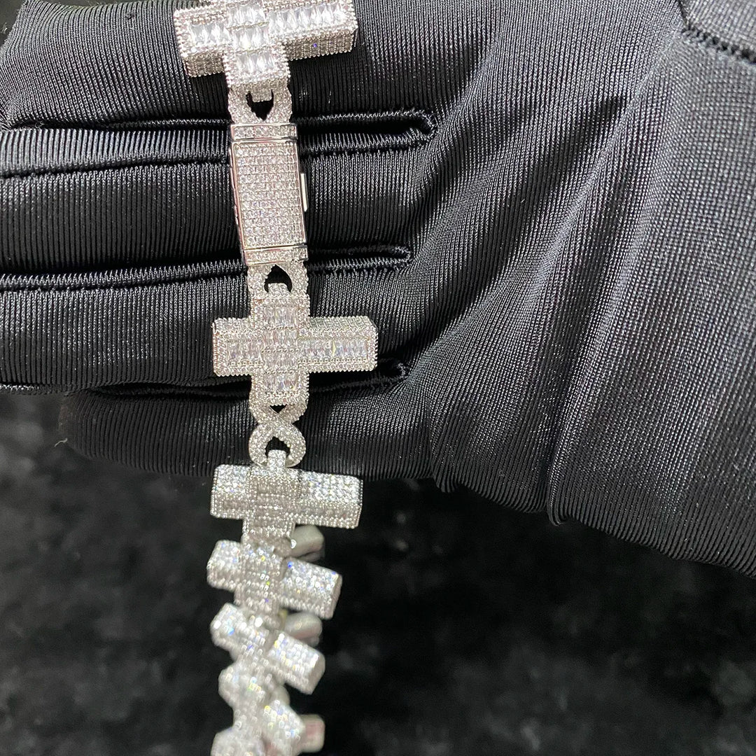 DUBSS - Iced Out Infinity Cross Chain