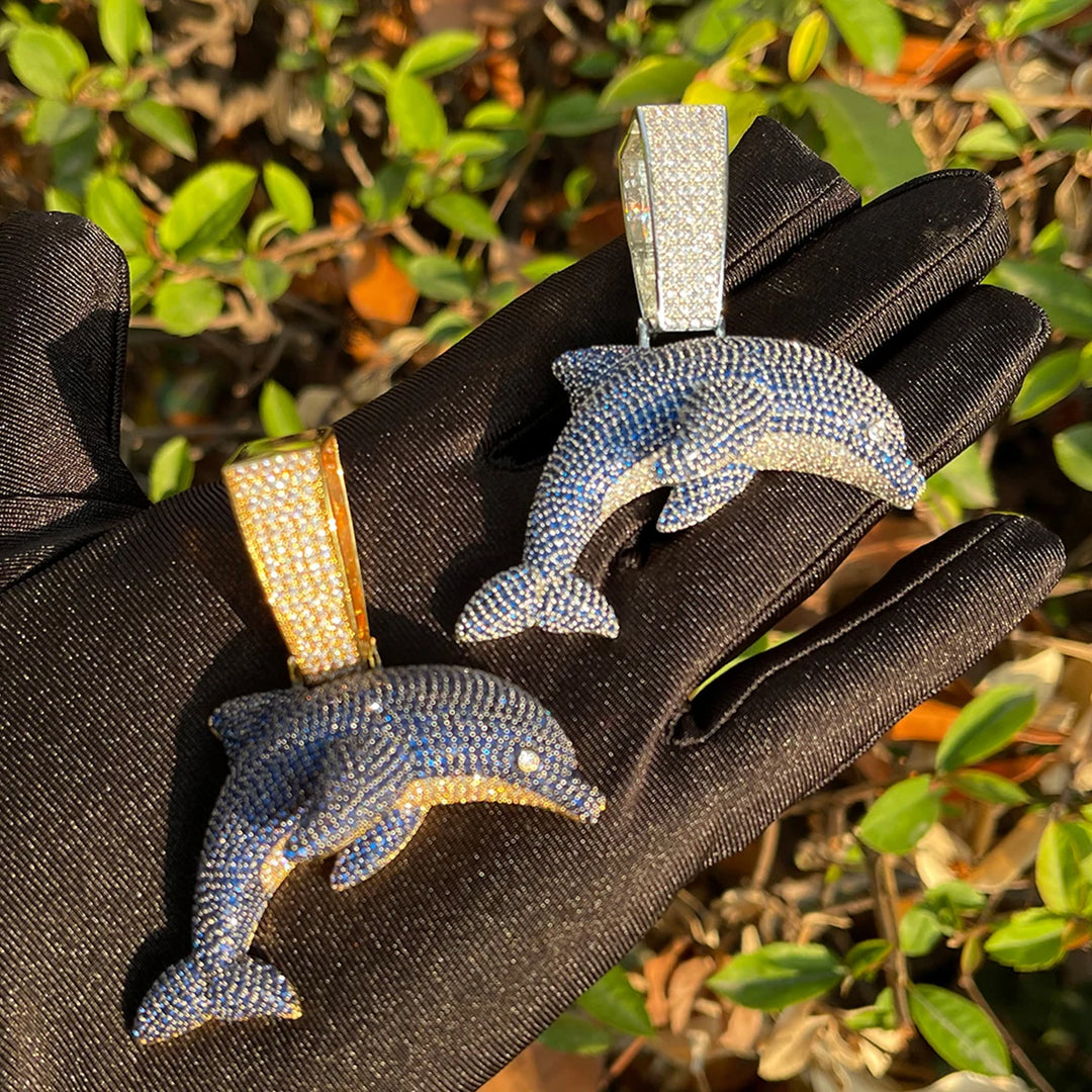 DUBSS - Iced Out Dolphin Pendant