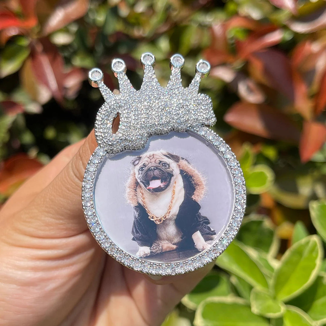 DUBSS - Custom Crowned Queen Photo Pendant