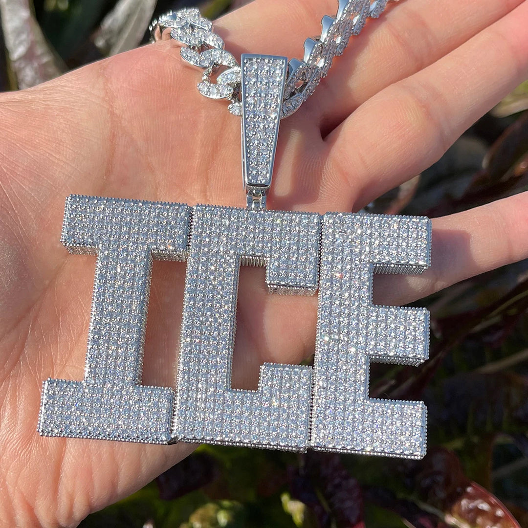 DUBSS - Custom Block Letter Pendant