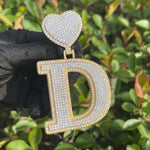 Load image into Gallery viewer, DUBSS - Heart Bail Initial Letter Pendant
