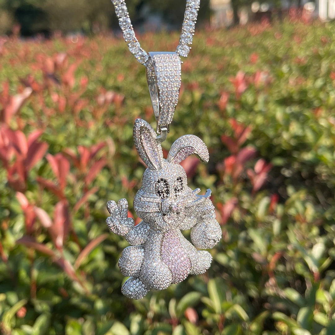 DUBSS - Iced Out Rabbit Pendant