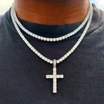 Load image into Gallery viewer, DUBSS - Iced Cross Necklace
