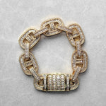 Load image into Gallery viewer, DUBSS - 18mm Bling Rock Baguette Bracelet
