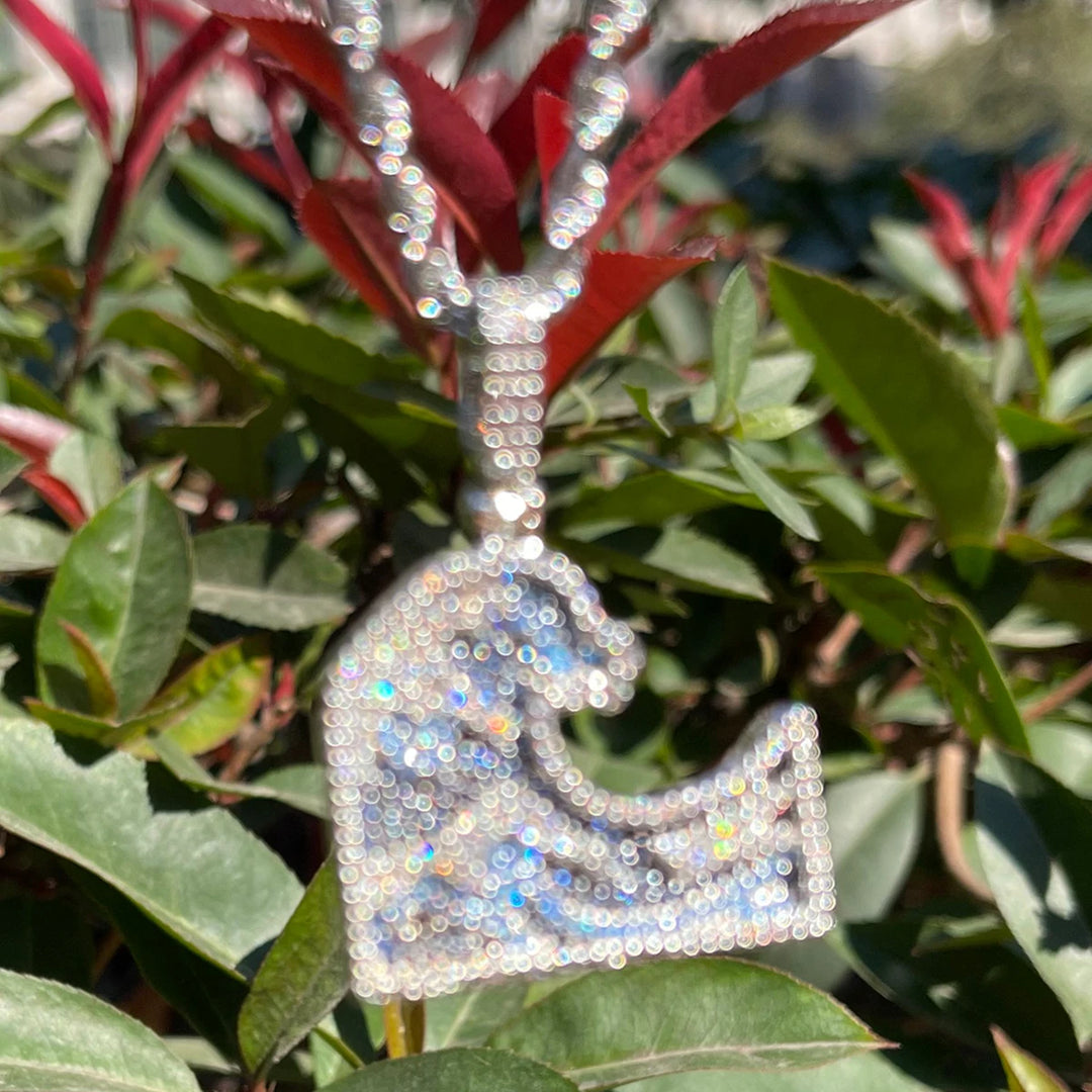 DUBSS - Iced Out Ocean Wave Pendant