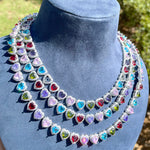 Load image into Gallery viewer, DUBSS - Iced Out Colorful Clustered Tennis Chain
