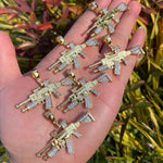 Load image into Gallery viewer, DUBSS - Iced Out M14 Gun Pendant
