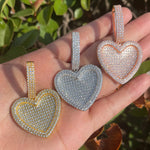 Load image into Gallery viewer, DUBSS - Iced Out Cute Heart Pendant
