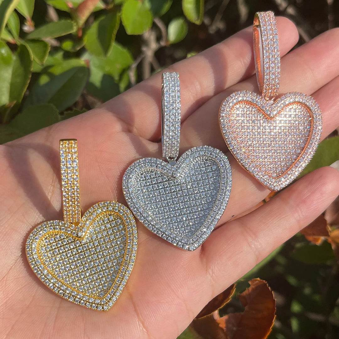 DUBSS - Iced Out Cute Heart Pendant