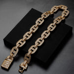 Load image into Gallery viewer, DUBSS - 14mm Sick Baguette Cuban Chain Necklace
