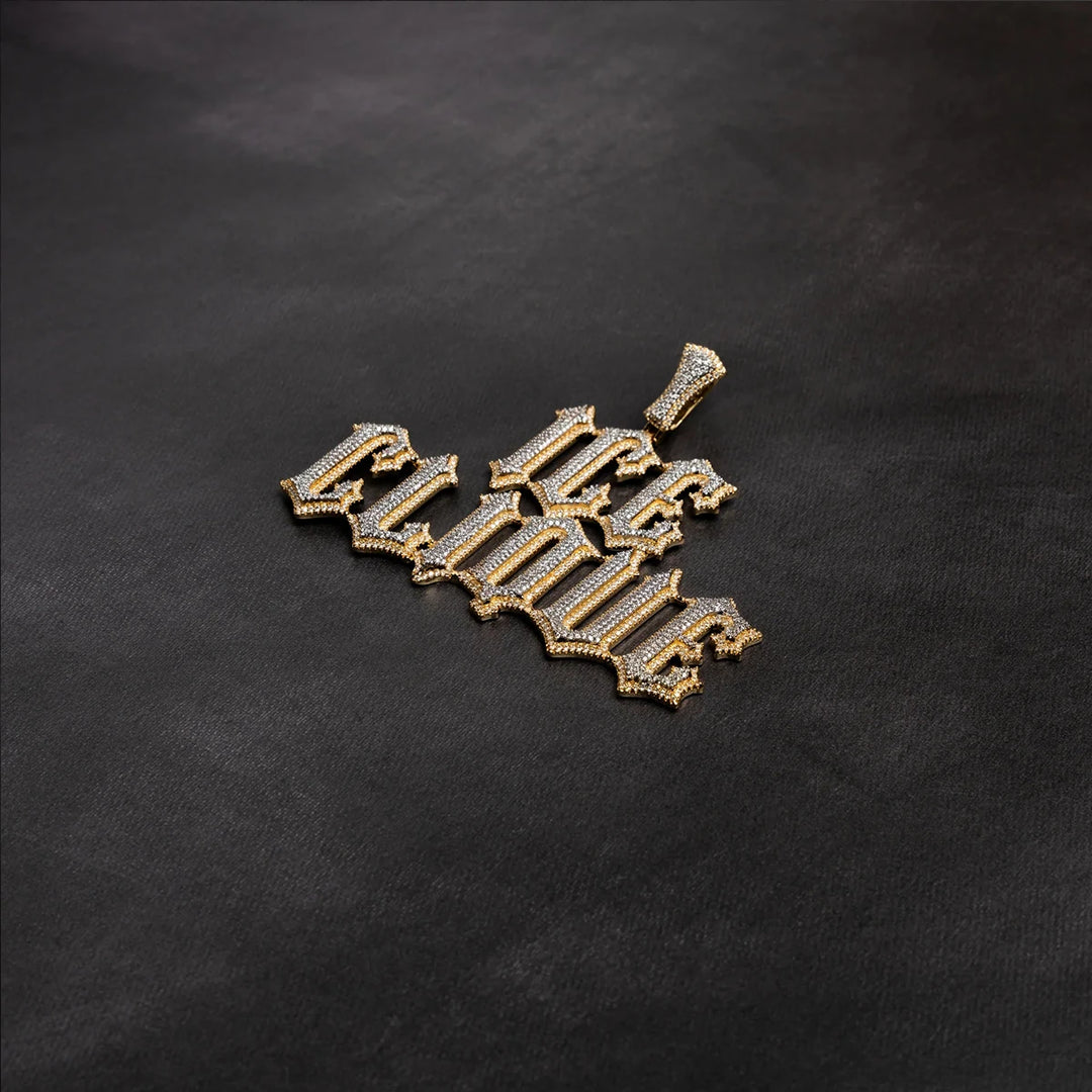 DUBSS - Custom Gothic Letter Pendant