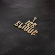 DUBSS - Custom Gothic Letter Pendant