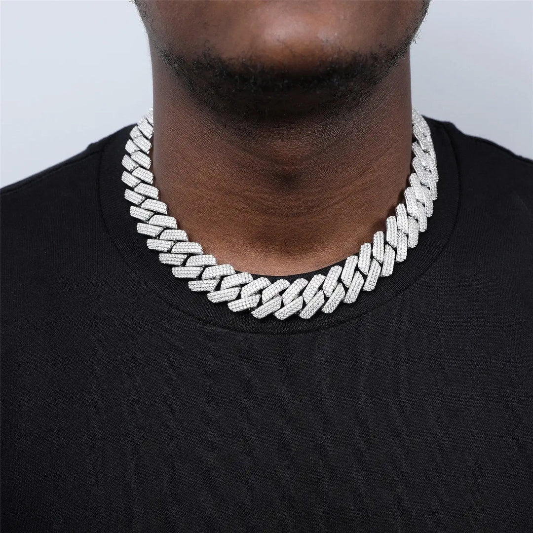 DUBSS - 18mm Iced Miami Cuban Link Chain