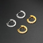 Load image into Gallery viewer, DUBSS - 14mm Iced Out Hoop Earrings
