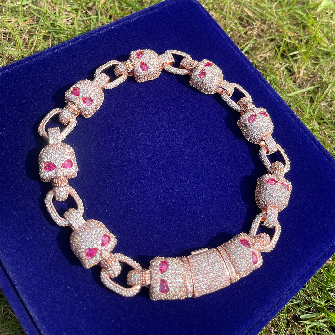 DUBSS - Iced Out Cuban Skull Chain