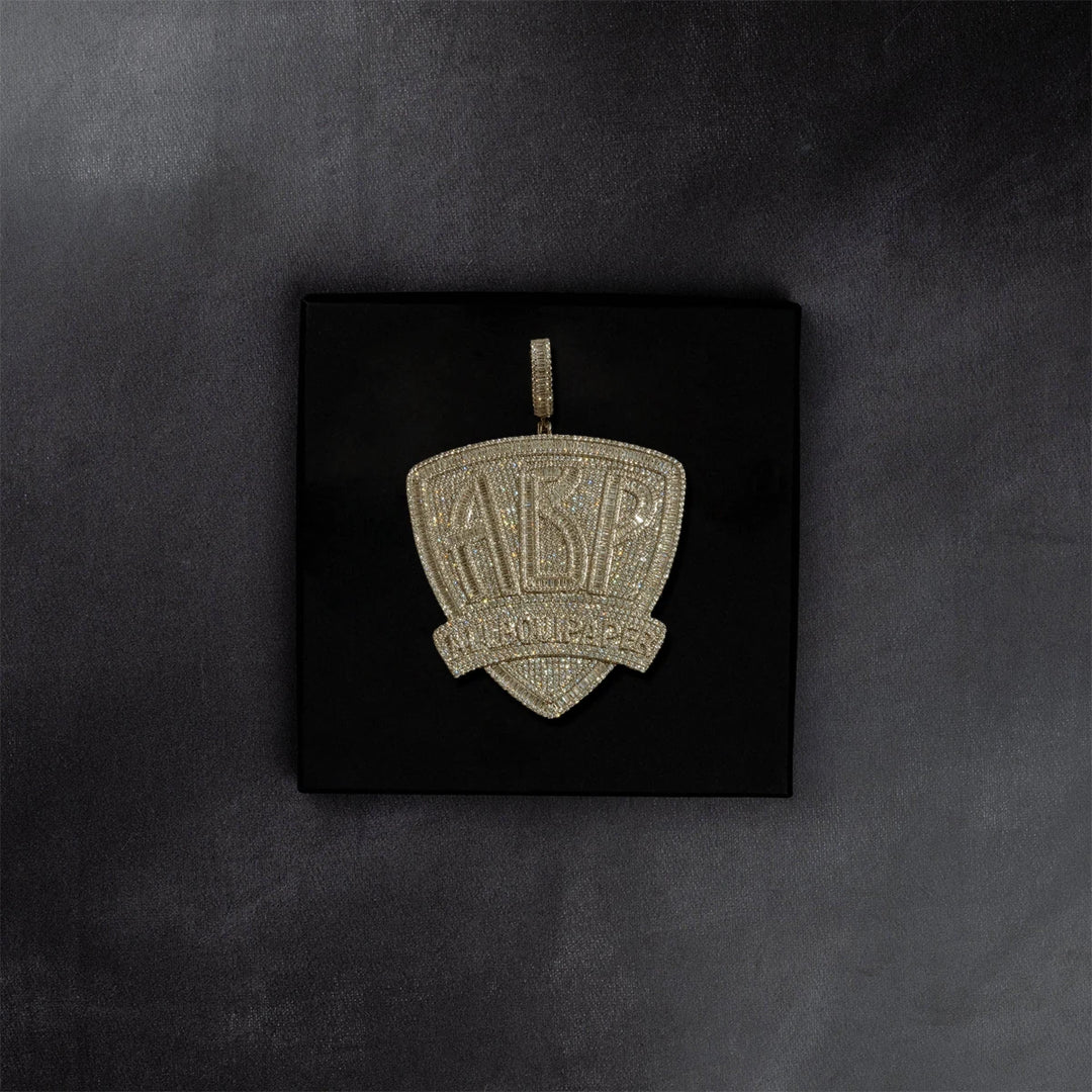 DUBSS - Iced Out Prong All BOUI PAPER Pendant