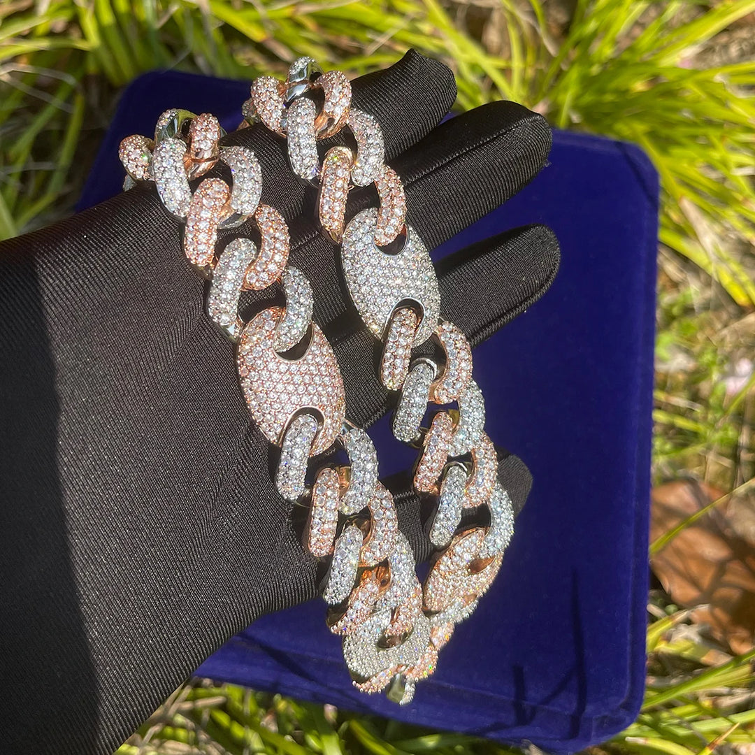 DUBSS - Iced Out Multicolor Cuban Chain