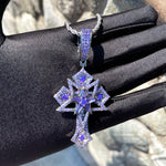 Load image into Gallery viewer, DUBSS - Iced Out Star Cross Pendant
