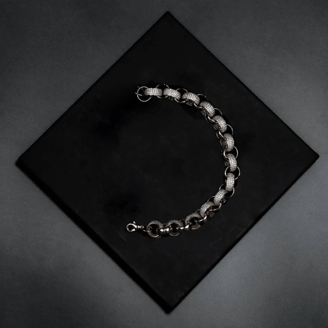 DUBSS - 12mm Iced Out Circle Cuban Bracelet