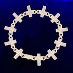 Load image into Gallery viewer, DUBSS - Iced Out Infinity Cross Chain
