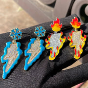 DUBSS - Snow Fire Lightning Pendant