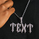 Load image into Gallery viewer, DUBSS - Custom Gothic Letter Pendant
