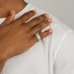 Load image into Gallery viewer, DUBSS - 10mm Iced Out Baguette Trend Ring
