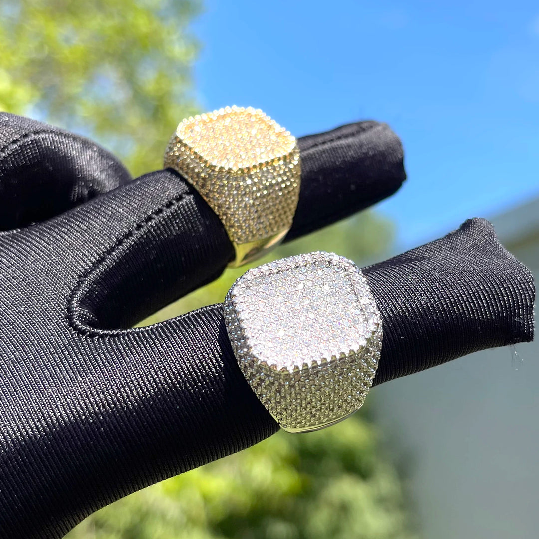 DUBSS - Iced Out Squared Rings