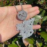 Load image into Gallery viewer, DUBSS - Iced Out Every Body Eats Pendant
