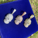 Load image into Gallery viewer, DUBSS - Iced Out Five Stars Eyes Skull Pendant
