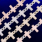 Load image into Gallery viewer, DUBSS - Iced Out Infinity Cross Chain
