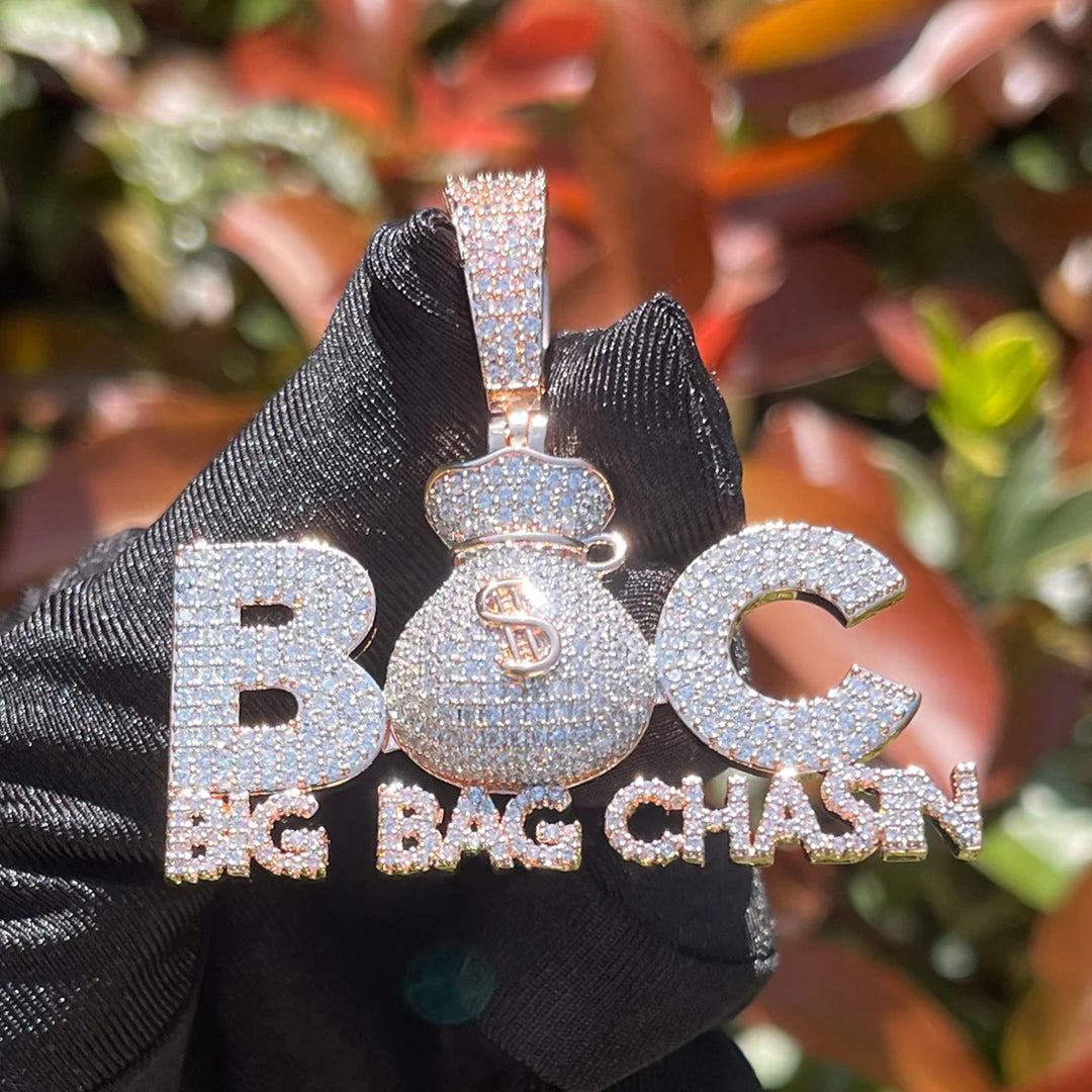 DUBSS - Iced Out Big Bag Chase Pendant