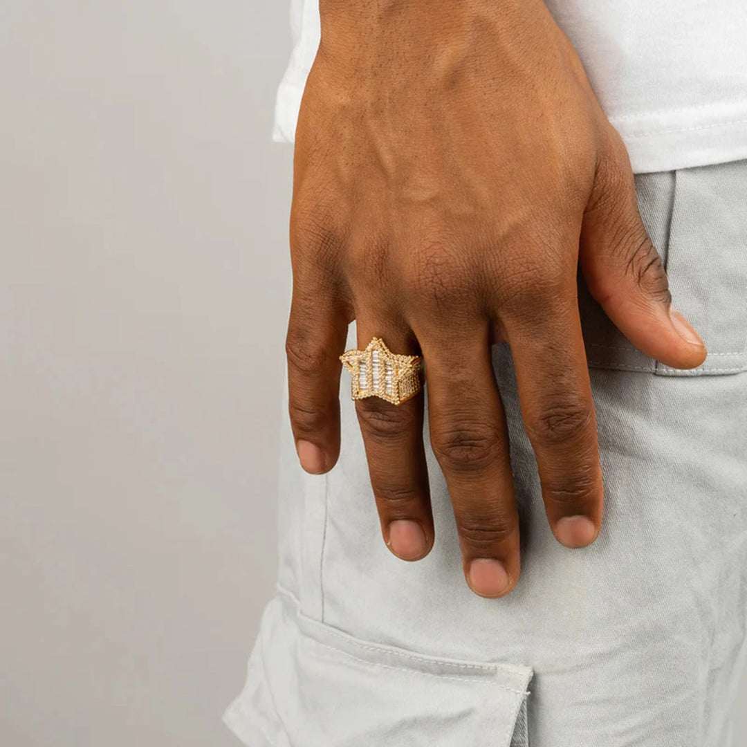 DUBSS - Teens Baguette Star Ring