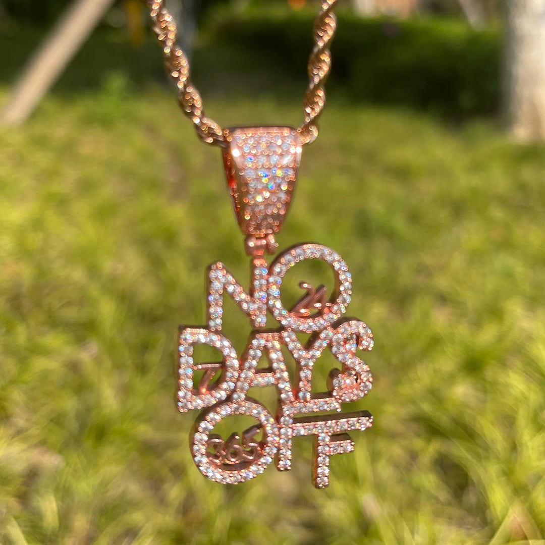 DUBSS - Iced Out No Days Off Pendant
