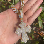 Load image into Gallery viewer, DUBSS - Iced Out Medieval Cross Pendant
