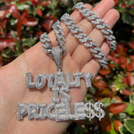 Load image into Gallery viewer, DUBSS - Iced Out Loyalty Is Priceless Pendant
