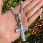 Load image into Gallery viewer, DUBSS - Iced Out Laylow Cross Pendant
