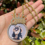 Load image into Gallery viewer, DUBSS - Custom Crowned Queen Photo Pendant
