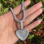 Load image into Gallery viewer, DUBSS - Iced Out Cute Heart Pendant
