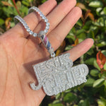 Load image into Gallery viewer, DUBSS - Iced Out Jesus Gifted Hands Pendant
