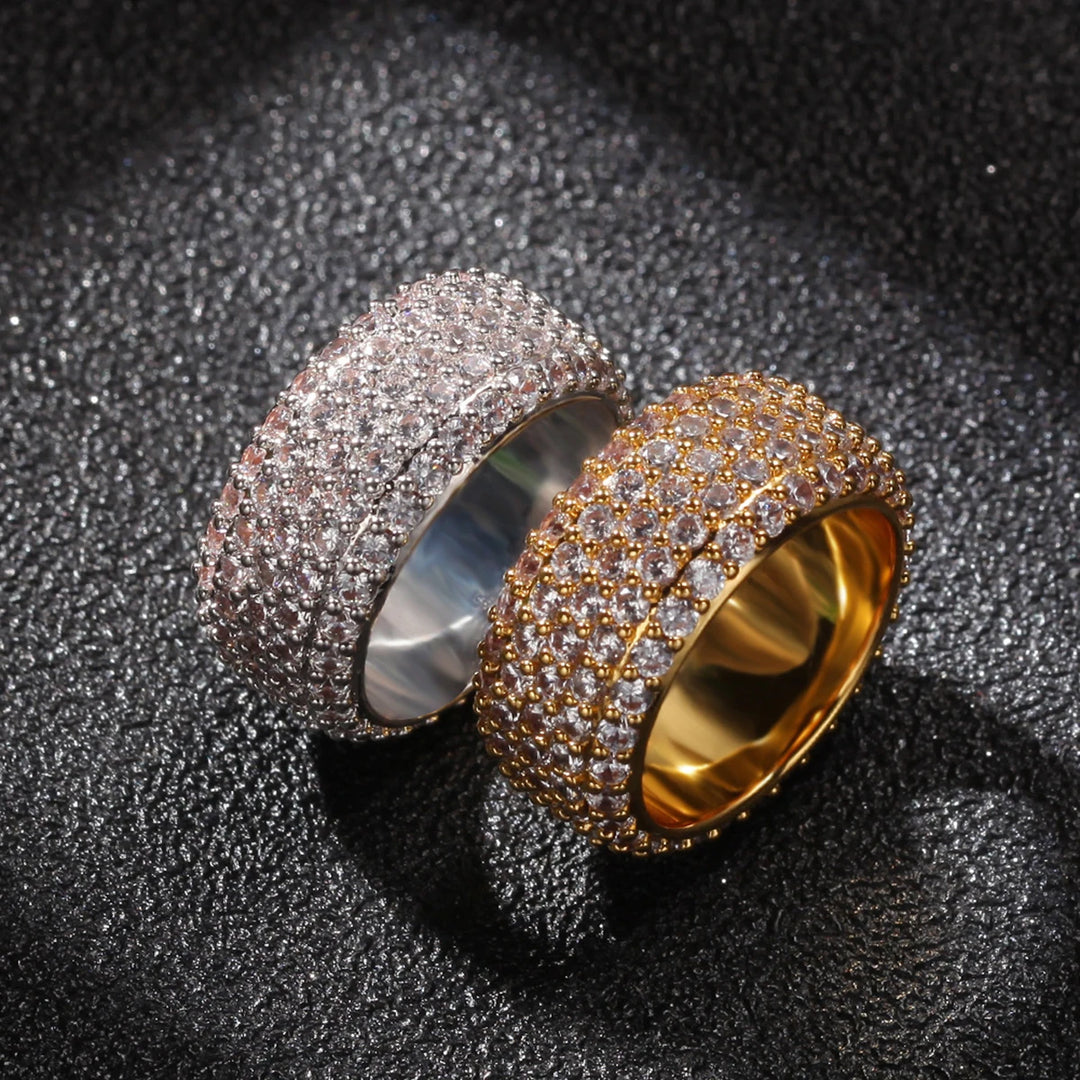 DUBSS - 8mm Iced Out Pave Ring