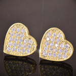 Load image into Gallery viewer, DUBSS - 14mm Iced Heart Shape Earrings
