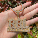 Load image into Gallery viewer, DUBSS - Iced Out Brothers By Loyalty Pendant
