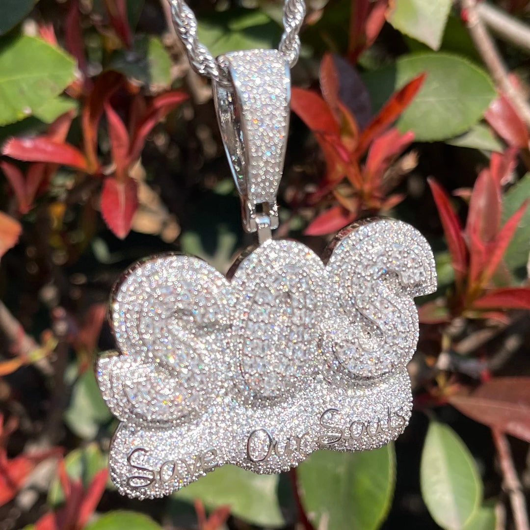 DUBSS - Iced Out Save Our Soul Pendant