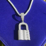 Load image into Gallery viewer, DUBSS - Iced Out Password Lock Pendant
