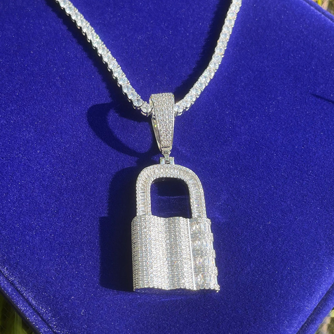 DUBSS - Iced Out Password Lock Pendant