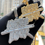 Load image into Gallery viewer, DUBSS - Iced Out Hustle Luck Necklace

