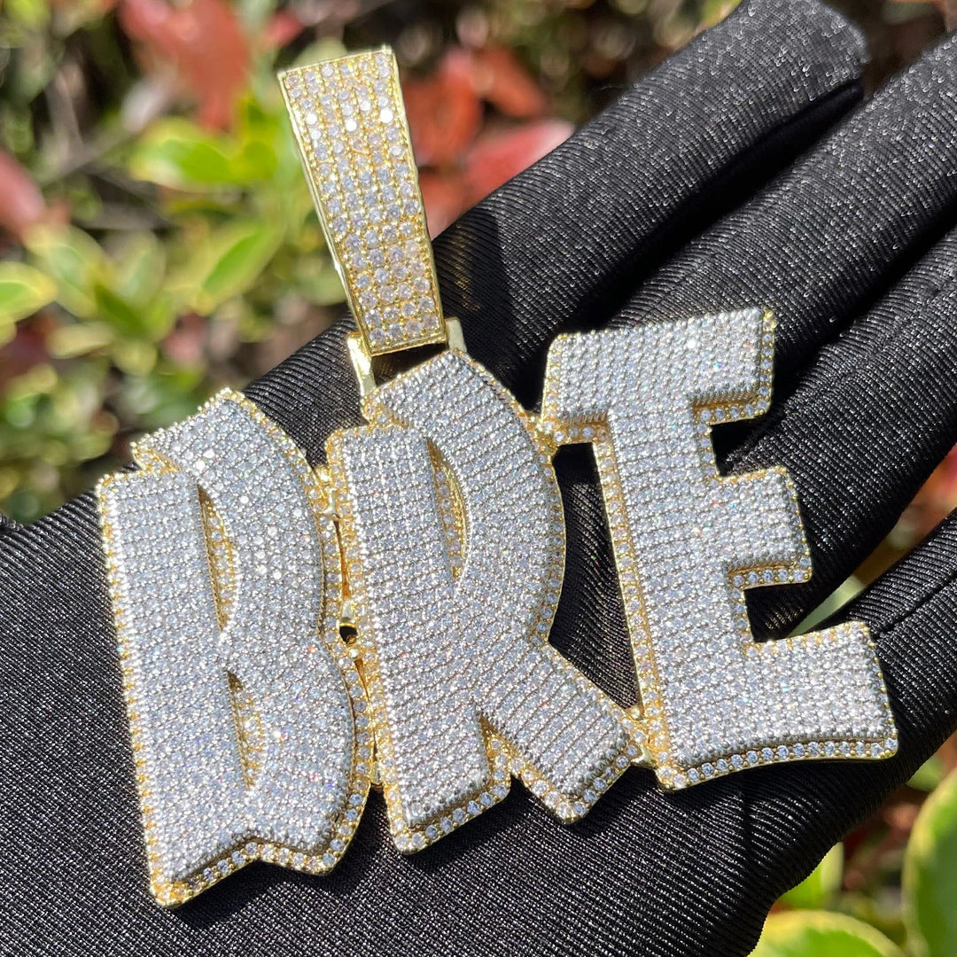 DUBSS - Custom Double Layer Letter Pendant