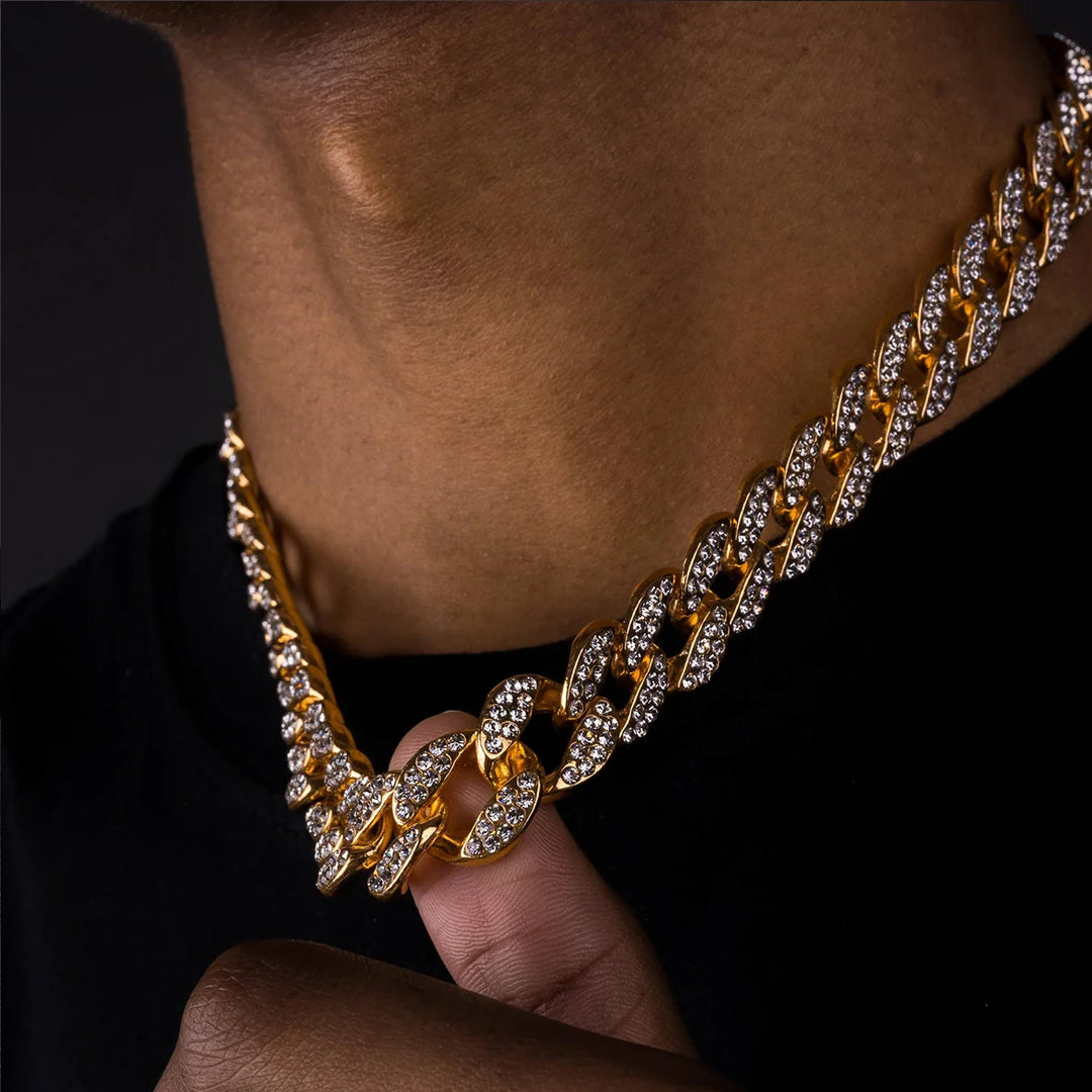 DUBSS - 14mm Crystal Cuban Chain